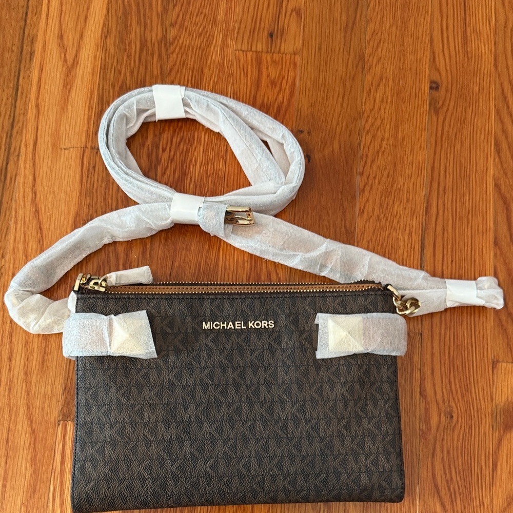Michael Kors Dark Brown Crossbody Bag